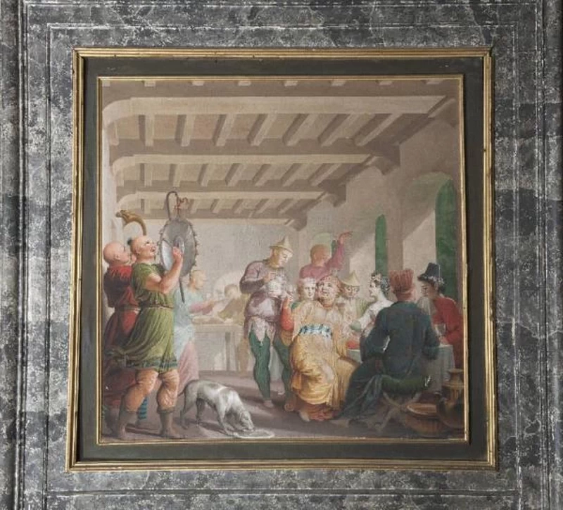 Giuseppe Teosa-12-Banchetto di nozze - Palazzo Averoldi, Brescia
